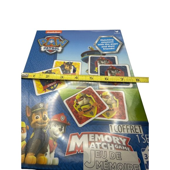 2015 SEALED NEW PAW PATROL Memory Match Game by Cardinal Nickelodeon - Picture 6 of 7